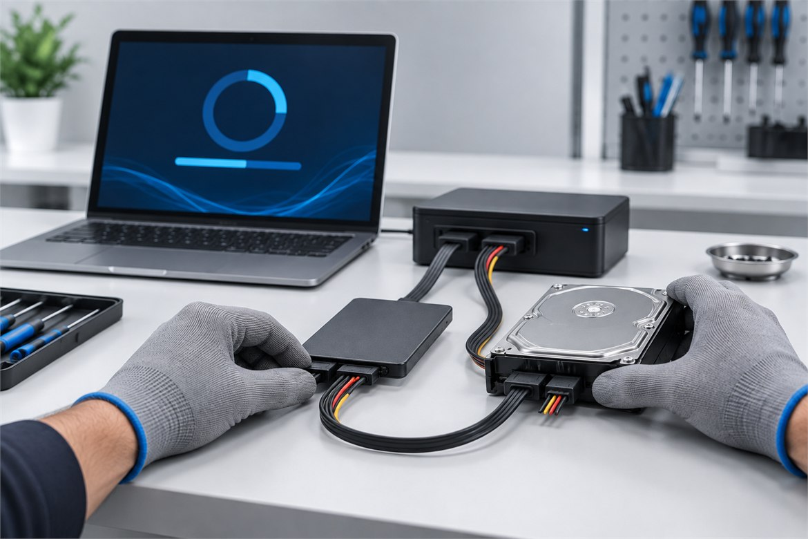 Recuperación de datos de discos HDD y SSD